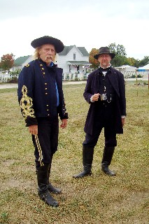 General Custer visits camp